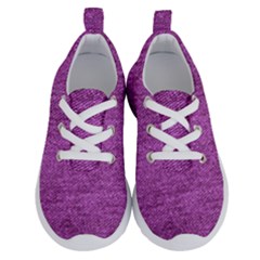 Purple Denim Running Shoes