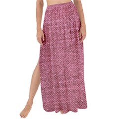 Pink  Denim Maxi Chiffon Tie-up Sarong by snowwhitegirl