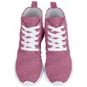 Pink  Denim Women s Lightweight High Top Sneakers View1