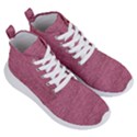 Pink  Denim Women s Lightweight High Top Sneakers View3