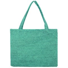 Green Denim Mini Tote Bag by snowwhitegirl