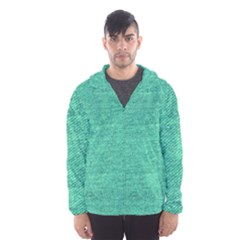 Green Denim Hooded Windbreaker (men) by snowwhitegirl