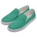 Green Denim Men s Canvas Slip Ons View2