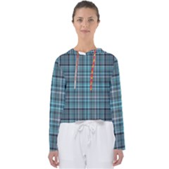 Teal Plaid Women s Slouchy Sweat by snowwhitegirl