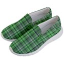 Green Plaid Women s Lightweight Slip Ons View2