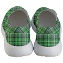 Green Plaid Women s Lightweight Slip Ons View4