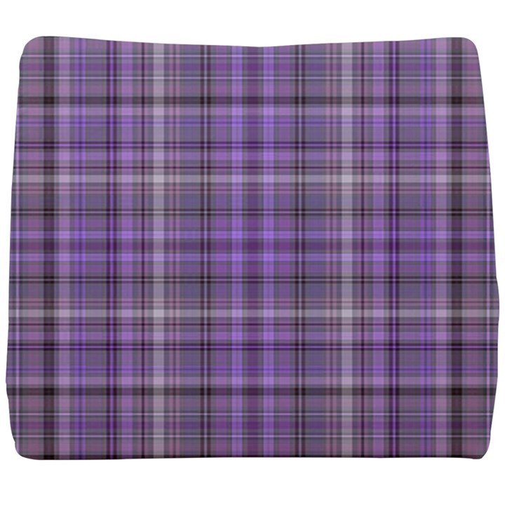 Purple  Plaid Seat Cushion