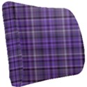 Purple  Plaid Seat Cushion View2