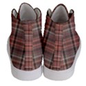 Peach  Plaid Men s Hi-Top Skate Sneakers View4