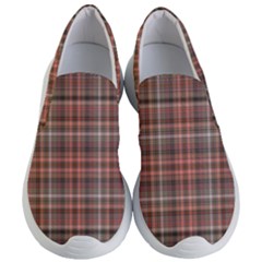 Peach  Plaid Women s Lightweight Slip Ons