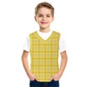 Yellow Sun Plaid Kids  SportsWear View1