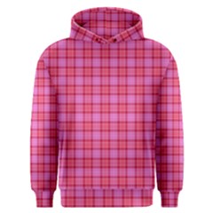 Valentine Pink Red Plaid Men s Overhead Hoodie