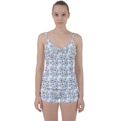 Eggs White Tie Front Two Piece Tankini by snowwhitegirl