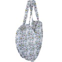 Eggs White Giant Heart Shaped Tote View4