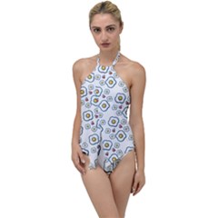 Eggs White Go With The Flow One Piece Swimsuit