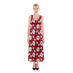 Eggs Red Sleeveless Maxi Dress by snowwhitegirl