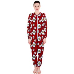 Eggs Red Onepiece Jumpsuit (ladies)  by snowwhitegirl