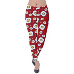 Eggs Red Velvet Leggings