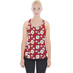 Eggs Red Piece Up Tank Top