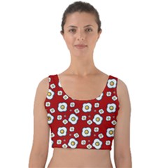 Eggs Red Velvet Crop Top