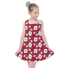 Eggs Red Kids  Summer Dress