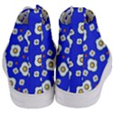 Eggs Blue Women s Mid-Top Canvas Sneakers View4