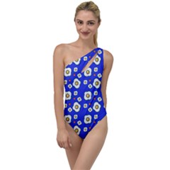 Eggs Blue To One Side Swimsuit