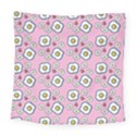 Eggs Pink Square Tapestry (Large) View1