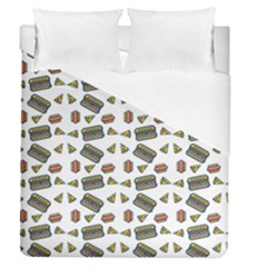 Fast Food White Duvet Cover (queen Size) by snowwhitegirl