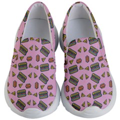 Fast Food Pink Kid s Lightweight Slip Ons