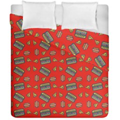 Fast Food Red Duvet Cover Double Side (california King Size) by snowwhitegirl