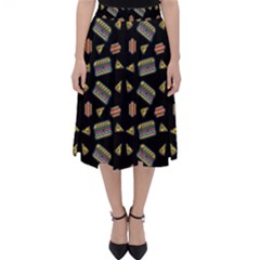 Fast Food Black Folding Skater Skirt