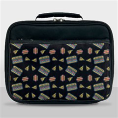 Fast Food Black Lunch Bag