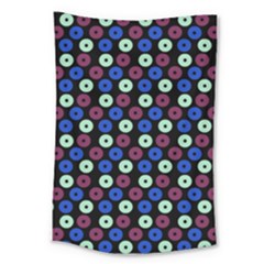 Eye Dots Blue Magenta Large Tapestry by snowwhitegirl