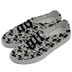 Redhead Girl Blue Men s Classic Low Top Sneakers