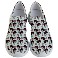 Redhead Girl Blue Women s Lightweight Slip Ons