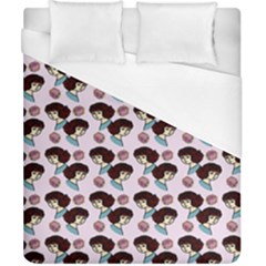 Redhead Girl Pink Duvet Cover (california King Size) by snowwhitegirl