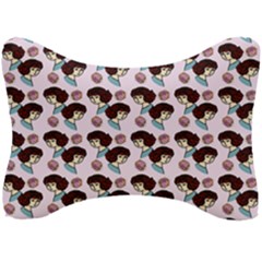 Redhead Girl Pink Seat Head Rest Cushion