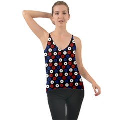 Eye Dots Red Blue Cami