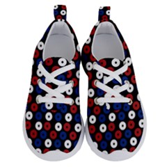 Eye Dots Red Blue Running Shoes