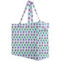 Eye Dots Green Violet Canvas Travel Bag View2