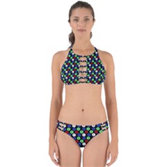 Eye Dots Green Blue Red Perfectly Cut Out Bikini Set by snowwhitegirl