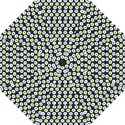 Eye Dots Grey Pastel Folding Umbrellas View3