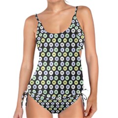 Eye Dots Grey Pastel Tankini Set by snowwhitegirl