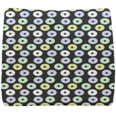 Eye Dots Grey Pastel Seat Cushion