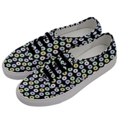 Eye Dots Grey Pastel Men s Classic Low Top Sneakers