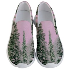 Winter Trees Pink Men s Lightweight Slip Ons by snowwhitegirl