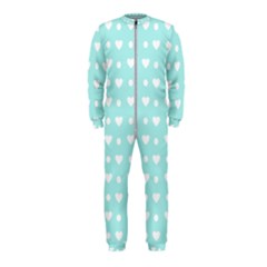 Hearts Dots Blue Onepiece Jumpsuit (kids)