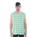 Hearts Dots Green Men s Basketball Tank Top View1