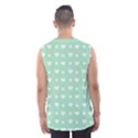 Hearts Dots Green Men s Basketball Tank Top View2